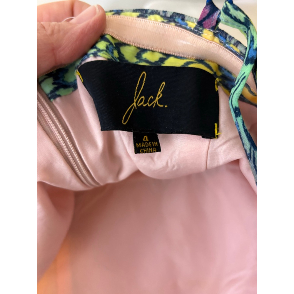 Women's Jack. Multicolor Pattern Mini Dress Size 4 - Picture 6 of 8